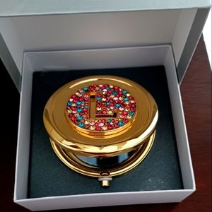 NWT* LARGE GOLD MIRROR COMPACT!